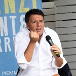 Foto Nicoloro G.   27/09/2021   Ravenna   Il leader di Italia Viva e' in citta' per presentare il suo libro e sostenere la lista Ravenna in Campo, che a lui fa riferimento e che appoggia l' elezione a sindaco del candidato del Centrosinistra. nella foto il leader di Italia Viva Matteo Renzi.