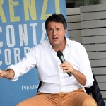 Foto Nicoloro G.   27/09/2021   Ravenna   Il leader di Italia Viva e' in citta' per presentare il suo libro e sostenere la lista Ravenna in Campo, che a lui fa riferimento e che appoggia l' elezione a sindaco del candidato del Centrosinistra. nella foto il leader di Italia Viva Matteo Renzi.