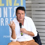 Foto Nicoloro G.   27/09/2021   Ravenna   Il leader di Italia Viva e' in citta' per presentare il suo libro e sostenere la lista Ravenna in Campo, che a lui fa riferimento e che appoggia l' elezione a sindaco del candidato del Centrosinistra. nella foto il leader di Italia Viva Matteo Renzi.