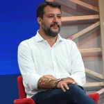 Foto Nicoloro G.   21/08/2020   Rimini    Quarta giornata del Meeting di CL 2020, che in questa edizione ha per titolo ' Privi di meraviglia, restiamo sordi al sublime '. nella foto il segretario Federale Lega Matteo Salvini .