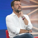 Foto Nicoloro G.   21/08/2020   Rimini    Quarta giornata del Meeting di CL 2020, che in questa edizione ha per titolo ' Privi di meraviglia, restiamo sordi al sublime '. nella foto il segretario Federale Lega Matteo Salvini .