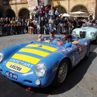 Foto Nicoloro G. 18/05/2012 Ravenna La 36° edizione del Rally 1000 Miglia, che conta la partecipazione di ben 382 auto storiche, passa da Ravenna per il controllo a timbro. nella foto Jan Peter Balkenende