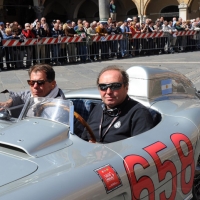 Foto Nicoloro G. 18/05/2012 Ravenna La 36° edizione del Rally 1000 Miglia, che conta la partecipazione di ben 382 auto storiche, passa da Ravenna per il controllo a timbro. nella foto Jochen Mass