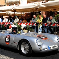 Foto Nicoloro G. 18/05/2012 Ravenna La 36° edizione del Rally 1000 Miglia, che conta la partecipazione di ben 382 auto storiche, passa da Ravenna per il controllo a timbro. nella foto Matthias Muller