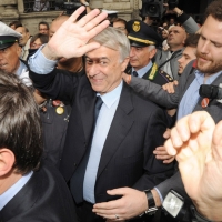 Foto Nicoloro G. 01/06/2011 Milano Passaggio di consegne a palazzo Marino dall’ ex sindaco Letizia Moratti al neo eletto Giuliano Pisapia. nella foto Giuliano Pisapia