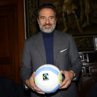 Foto Nicoloro G. 27/01/2014   Milano  17° edizione del premio " L' Altropallone ". nella foto il commissario della nazionale di calcio Cesare Prandelli, premiato.