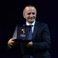 Foto Nicoloro G.  29/11/2015   Ravenna   44° edizione del Premio Guidarello per il Giornalismo d' Autore organizzato da Confindustria Ravenna. nella foto il giornalista Fabrizio Gatti premiato per la sezione cultura.