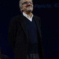 Foto Nicoloro G.  29/11/2015   Ravenna   44° edizione del Premio Guidarello per il Giornalismo d' Autore organizzato da Confindustria Ravenna. nella foto l' attore Gigi Proietti, premiato per la sezione radio/televisione.