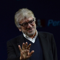 Foto Nicoloro G.  29/11/2015   Ravenna   44° edizione del Premio Guidarello per il Giornalismo d' Autore organizzato da Confindustria Ravenna. nella foto l' attore Gigi Proietti, premiato per la sezione radio/televisione.