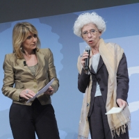 Foto Nicoloro G. 19/06/2010  Riccione (Rimini)  Sedicesima edizione del ”Premio giornalistico televisivo Ilaria Alpi“. nella foto Tiziana Ferrario – Mariangela Gritta Grainer