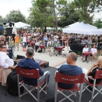 Foto Nicoloro G. 18/06/2011 Riccione (RN) Ultima giornata di incontri e dibattiti e serata di premiazioni della XVII edizione del ” Premio Ilaria Alpi per il giornalismo televisivo “. nella foto Lella Mazzoli – Diego Bianchi/Zoro – Enrico Lucci – Andrea Vianello – Giuseppe Cruciani – David Parenzo – Giuliano Giubilei davanti alla platea del pubblico