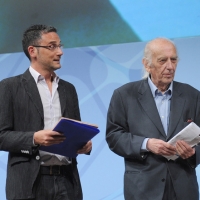 Foto Nicoloro G. 18/06/2011 Riccione (RN) Ultima giornata di incontri e dibattiti e serata di premiazioni della XVII edizione del ” Premio Ilaria Alpi per il giornalismo televisivo “. nella foto Danilo Lupo – Italo Moretti