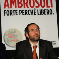 Foto Nicoloro G. 18/01/2013 Milano Presentazione del ” Centro popolare Lombardo con Ambrosoli per la Lombardia “. nella foto Umberto Ambrosoli