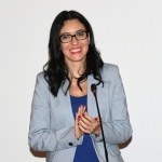 Foto Nicoloro G.   15/09/2020   Ravenna   Con l' intervento della ministra dell' Istruzione si e' svolta la presentazione dei progetti scolastici dedicati a Dante, in occasione del 700° anno dalla morte del Sommo Poeta. nella foto la ministra dell' Istruzione Lucia Azzolina.