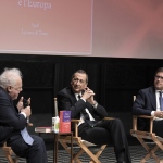 Foto Nicoloro G.   21/11/2022   Milano   Presentazione del libro ' La citta' universale ' del sindaco di Firenze Dario Nardella. nella foto da sinistra Piergaetano Marchetti, Giuseppe Sala, Dario Nardella.