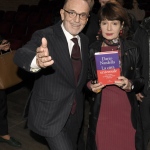Foto Nicoloro G.   21/11/2022   Milano   Presentazione del libro ' La citta' universale ' del sindaco di Firenze Dario Nardella. nella foto Elisabetta Sgarbi con il finanziere Francesco Micheli.