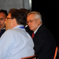 Foto Nicoloro G . 06/10/2012 Riccione ( Rimini ) Presentazione del nuovo movimento ” 3L Avanti Insieme ” da parte dell’ ex ministro del Tesoro Giulio Tremonti. nella foto Giulio Tremonti