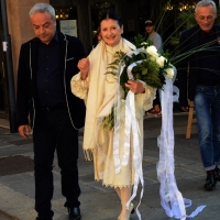 Foto Nicoloro G.    05/10/2014   Ravenna  Presentazione del libro \" Passo dopo passo. La mia Storia \". nella foto l\' autrice, l\' etoile Carla Fracci.