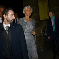 Foto Nicoloro G.  07/12/2014    Milano    Tradizionale serata inaugurale della stagione lirica del Teatro alla Scala. nella foto Christine Lagarde, direttrice generale del FMI.