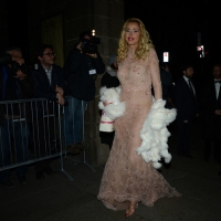 Foto Nicoloro G.  07/12/2014    Milano    Tradizionale serata inaugurale della stagione lirica del Teatro alla Scala. nella foto Valeria Marini.