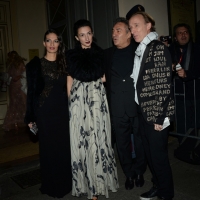 Foto Nicoloro G.  07/12/2014    Milano    Tradizionale serata inaugurale della stagione lirica del Teatro alla Scala. nella foto lo stilista John Richmond con amici.