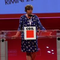 Foto Nicoloro G.  06/05/2014  Rimini   Si è aperto ufficialmente il 17° Congresso della CGIL. nella foto il segretario generale Susanna Camusso.