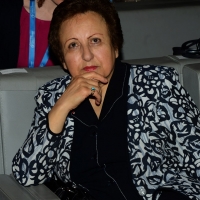Foto Nicoloro G.   14/11/2014   Milano     Sesta Conferenza Mondiale " Science for Peace " dal titolo " Pace come condizione del benessere ". nella foto Shirin Ebadi,  premio Nobel per la Pace 2003.