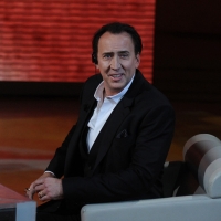 Foto Nicoloro G. 28/01/2012 Milano Trasmissione televisiva su Rai3 ” Che tempo che fa ” condotta da Fabio Fazio. nella foto Nicolas Cage