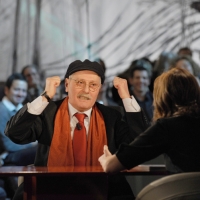 Foto Nicoloro G.  19/11/2010 Milano, Trasmissione televisiva "Le Invasioni barbariche" in programmazione su La7 e condotta da Daria Bignardi. nella foto Antonio Pennacchi – Daria Bignardi