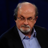 Foto Nicoloro G. 19/11/2012 Milano Trasmissione televisiva su Rai3 ” Che tempo che fa ” condotta da Fabio Fazio. nella foto Salman Rushdie
