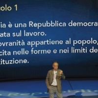 Foto Nicoloro G. 24/09/2011 Milano Trasmissione televisiva su Rai3 " Che tempo che fa " condotta da Fabio Fazio. nella foto Gherardo Colombo