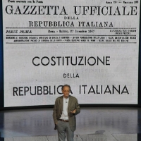 Foto Nicoloro G. 24/09/2011 Milano Trasmissione televisiva su Rai3 " Che tempo che fa " condotta da Fabio Fazio. nella foto Gherardo Colombo