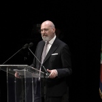 Foto Nicoloro G.   28/07/2022   Ravenna   Nella ricorrenza del centenario dell' assalto fascista alla Federazione delle Cooperative di Ravenna cerimonia alla presenza del Presidente della Repubblica. nella foto il governatore dell' Emilia-Romagna Stefano Bonaccini.