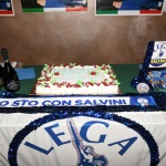 Foto Nicoloro G.   05/12/2019   Ravenna   Inaugurazione della nuova sede provinciale della Lega. nella foto la torta inaugurale.