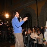 Foto Nicoloro G.   05/12/2019   Ravenna   Inaugurazione della nuova sede provinciale della Lega. nella foto Matteo Salvini parla ai simpatizzanti in vista delle prossime elezioni regionali.