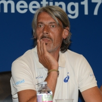 Foto Nicoloro G. 23/08/2017 Rimini Quarta giornata della 38° edizione del Meeting di Rimini che quest\' anno ha come tema \' Quello che tu erediti dai tuoi padri, riguadagnatelo, per possederlo”. nella foto Moreno Torricelli, campione di calcio.