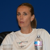 Foto Nicoloro G. 23/08/2017 Rimini Quarta giornata della 38° edizione del Meeting di Rimini che quest\' anno ha come tema \' Quello che tu erediti dai tuoi padri, riguadagnatelo, per possederlo”. nella foto Mara Santangelo, campionessa di tennis.