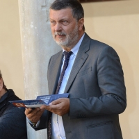 Foto Nicoloro G. 13/09/2017 Ravenna Si apre la settima edizione di \' Dante 2021 \' dal titolo \' il lungo studio e il grande amore \'. Questo festival, attraverso una lunga serie di iniziative, portera\' al settimo centenario della morte del Sommo Poeta. nella foto Domenico De Martino, direttore artistico Dante 2021.