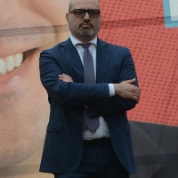 Foto Nicoloro G. 03/06/2016 Ravenna Chiusura campagna elettorale amministrative del PD a Ravenna con l' intervento del presidente del Consiglio. nella foto ilpresidente della regione Emilia-Romagna Stefano Bonaccini.
