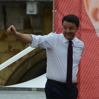 Foto Nicoloro G. 03/06/2016 Ravenna Chiusura campagna elettorale amministrative del PD a Ravenna con l' intervento del presidente del Consiglio. nella foto il premier Matteo Renzi.