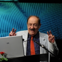 Foto Nicoloro G. 29/02/2016 Milano Panoramica di foto d' archivio di Umberto Eco. nella foto Umberto Eco ospite alla Milanesiana del 04/07/2011.