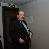 Foto Nicoloro G. 29/02/2016 Milano Panoramica di foto d' archivio di Umberto Eco. nella foto Umberto ospite alla Milanesiana del 06/07/2012 dove riceve il Premio Montblanc ' Protagonisti del cambiamento '.