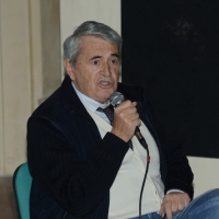 Foto Nicoloro G. 18/10/2013 Bagnacavallo ( Ravenna ) I° Festival Nazionale dell’ Incisione Contemporanea organizzato dal Gabinetto delle Stampe antiche e moderne del Museo Civico delle Cappuccine. nella foto Ermes Bajoni