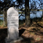 Foto Nicoloro G.   02/06/2022   Ravenna   A 140° anni dalla morte di Giuseppe Garibaldi ' l' eroe dei due mondi ' viene celebrato nel capanno che lo vide fuggiasco inseguito dalle truppe austriache in quella che fu la sua ' trafila ' in terra di Romagna. nella foto il cippo che ricorda lo sbarco di Garibaldi fuggiasco nella notte del 6 agosto 1849.