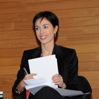 Foto Nicoloro G. 17/01/2011 Milano Presentazione per iniziativa della rivista ” Elle Italia ” del libro bianco con 15 proposte concrete per migliorare la vita delle donne. nella foto Mara Carfagna