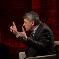 Foto Nicoloro G.   15/03/2014  Milano   Trasmissione televisiva su Rai 3  \"Che tempo che fa\". nella foto il segretario Fiom Maurizio Landini.