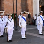 Foto Nicoloro G.   20/07/2022    Ravenna  Cerimonia in occasione del 157° anniversario del Corpo delle Capitanerie di porto. nella foto immagine dello schieramento durante la crimonia.