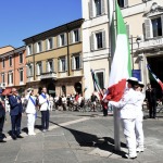 Foto Nicoloro G.   20/07/2022    Ravenna  Cerimonia in occasione del 157° anniversario del Corpo delle Capitanerie di porto. nella foto la cerimonia dell' alza bandiera.