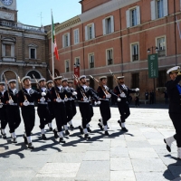 Foto Nicoloro G.   10/05/2015  Ravenna    Diciannovesimo raduno nazionale dei Marinai d' Italia. nella foto marinai dell battaglione San Marco.