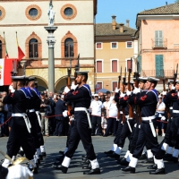Foto Nicoloro G.   10/05/2015  Ravenna    Diciannovesimo raduno nazionale dei Marinai d' Italia. nella foto fucilieri dell battaglione San Marco.